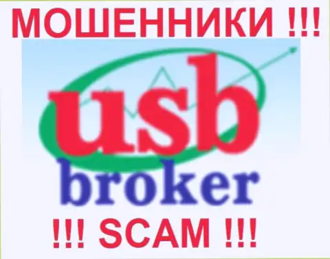 Лого мошеннической ФОРЕКС брокерской компании Ю.С.Б. Брокер