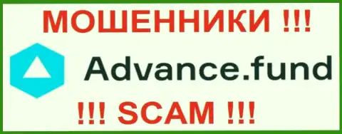 Лого мошеннической брокерской организации Адвенсе-Фанд