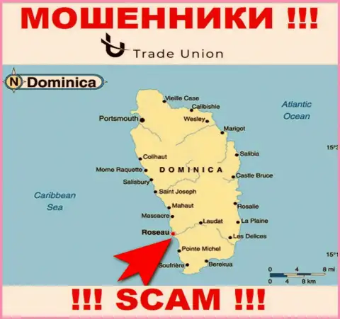 Содружество Доминики - здесь юридически зарегистрирована компания Trade Union
