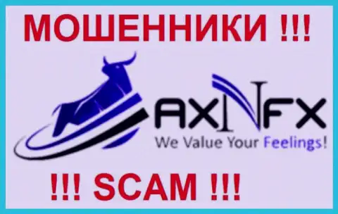 Лого мошеннического FOREX брокера АхнФх