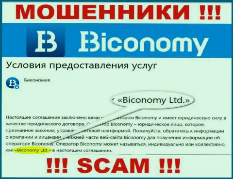 Юридическое лицо, управляющее мошенниками Biconomy - это Biconomy Ltd